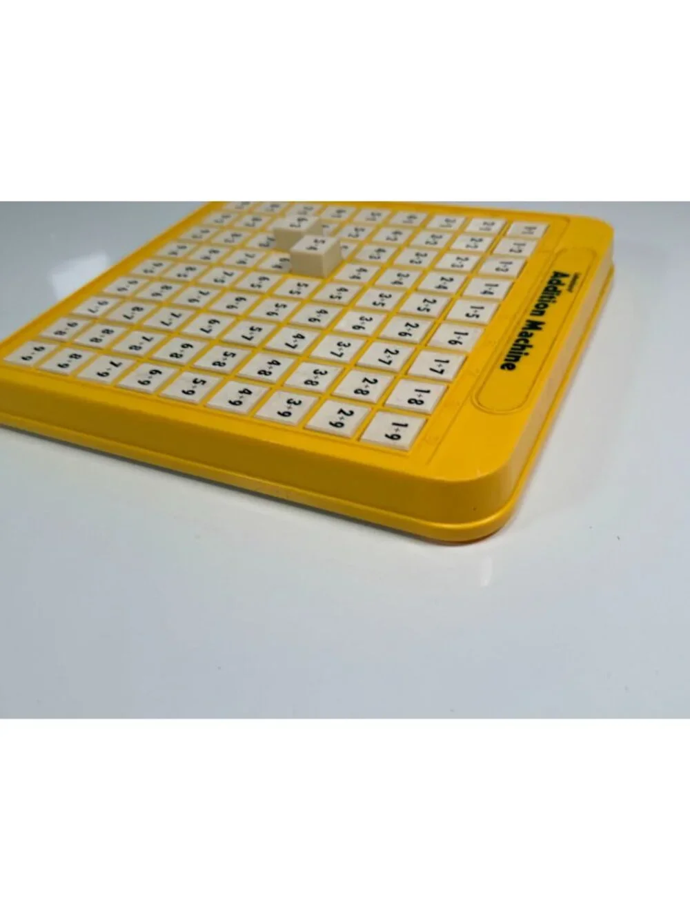 Lakeshore Addition Machine Educational Math Toy Yellow 9